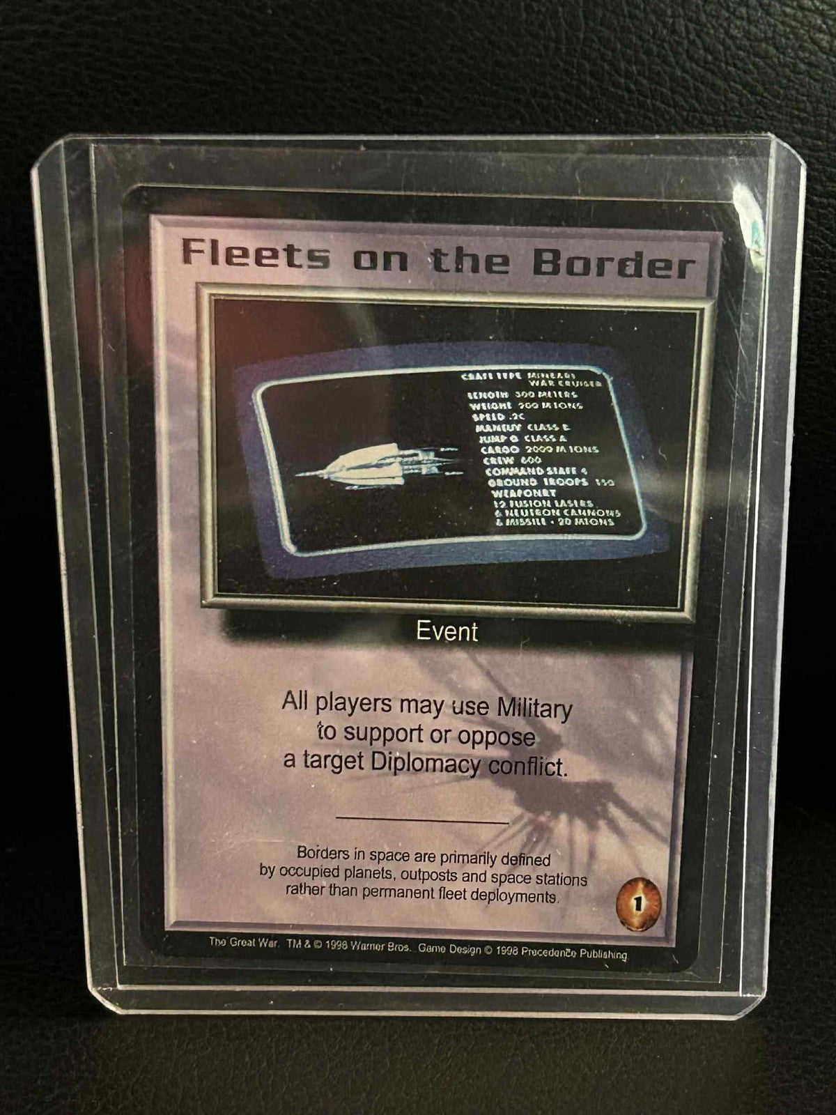 Fleets on the Border The Great War Babylon 5 Light Play