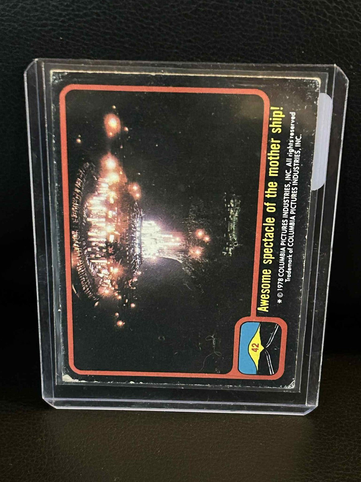 Fantastisches Spektakel des Mutterschiffs! #42 1978 Topps Close Encounters of the Third Kind Sammelkarte