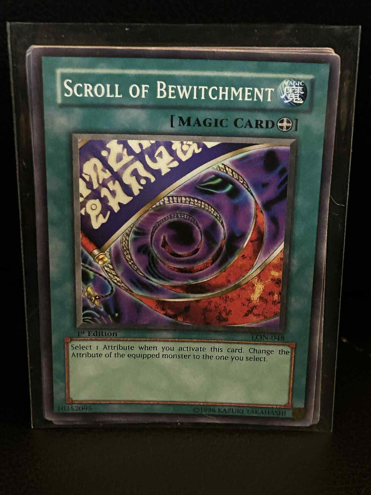 Scroll of Bewitchment - LON-048 - Common - 1st Edition Labyrinth of Nightmare Yu