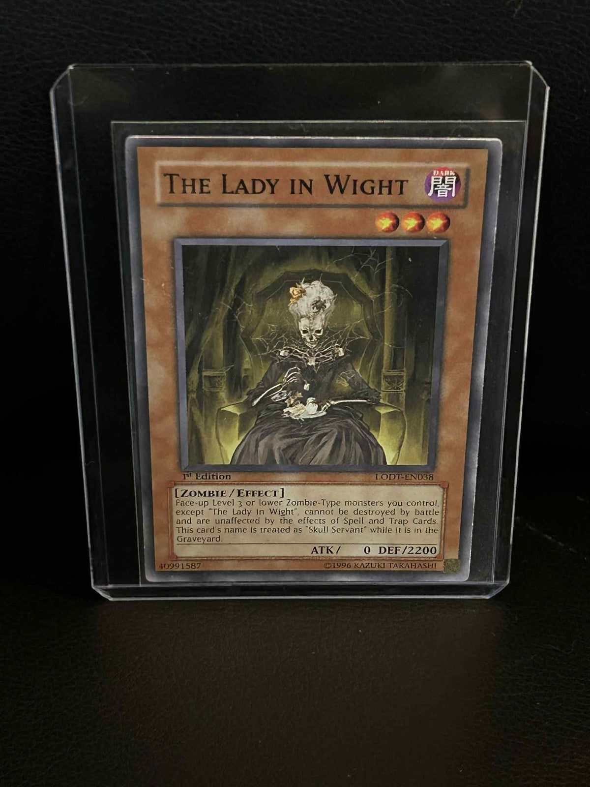 The Lady in Wight - LODT-EN038 - Common - 1st Edition Light of Destruction Yu-Gi
