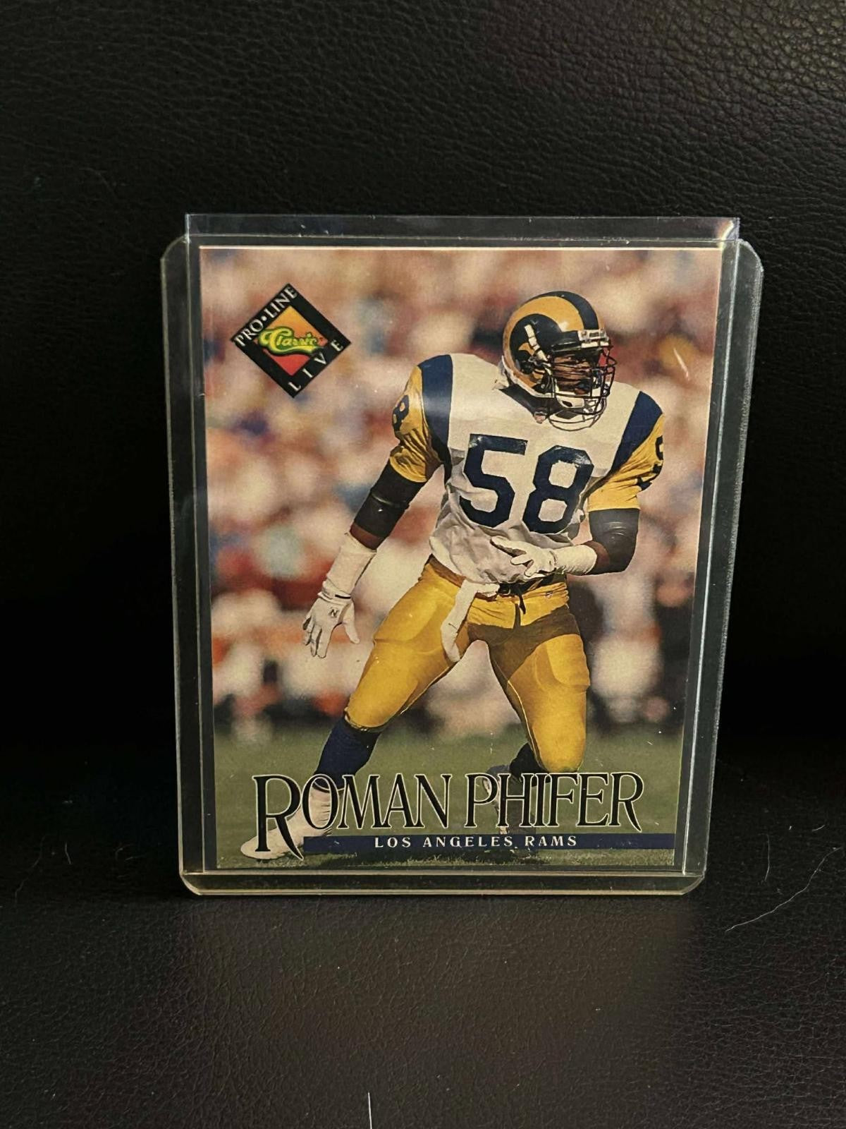 Roman Phifer #208 | 1994 Pro Line Live 1994 Pro Line Live Football Moderately Pl Trading Card