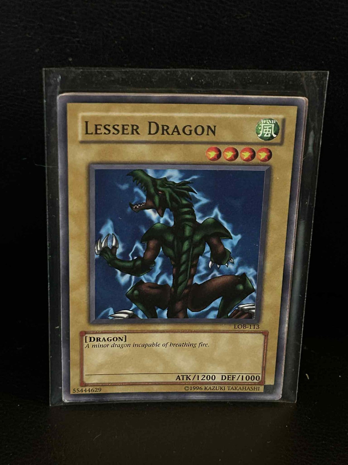 Lesser Dragon - LOB-113 - Common - Unlimited Edition Legend of Blue Eyes White D