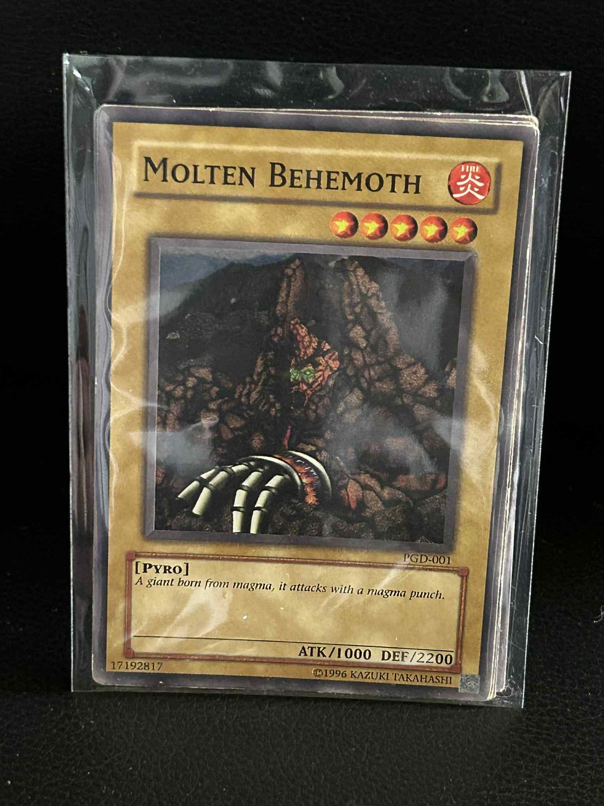 Molten Behemoth - PGD-001 - Common - Unlimited Edition Pharaonic Guardian Yu-Gi-