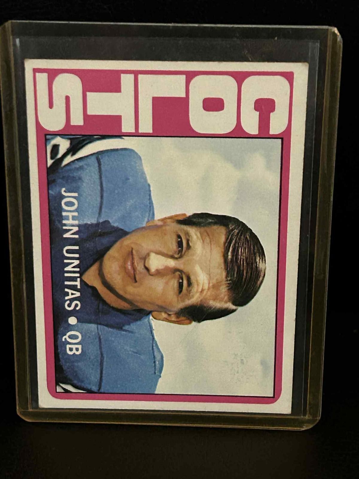 John Unitas #165 | 1972 Topps 1972 Topps Football Moderately Played