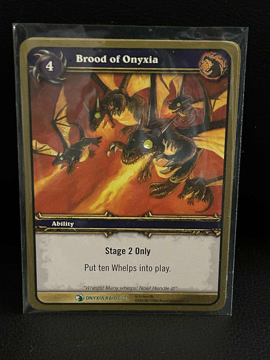 Brood of Onyxia Onyxia's Lair World of Warcraft Lightly Played