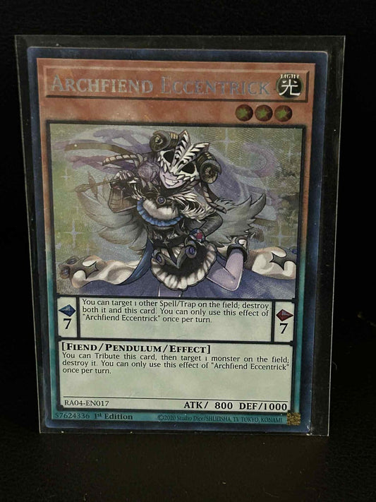 Archfiend Eccentrick - RA04-EN017 - Collector's Rare - 1st Edition Quarter Centu
