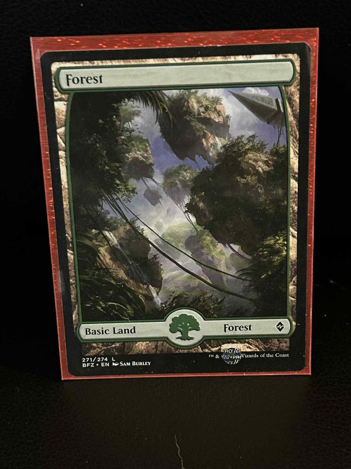 Forest (271) (Full Art) Battle for Zendikar Magic: the Gathering Lightly Played,