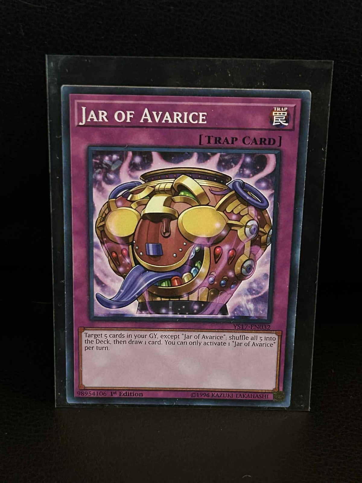 Jar of Avarice - YS17-EN032 - Common - 1st Edition Starter Deck: Link Strike Yu-