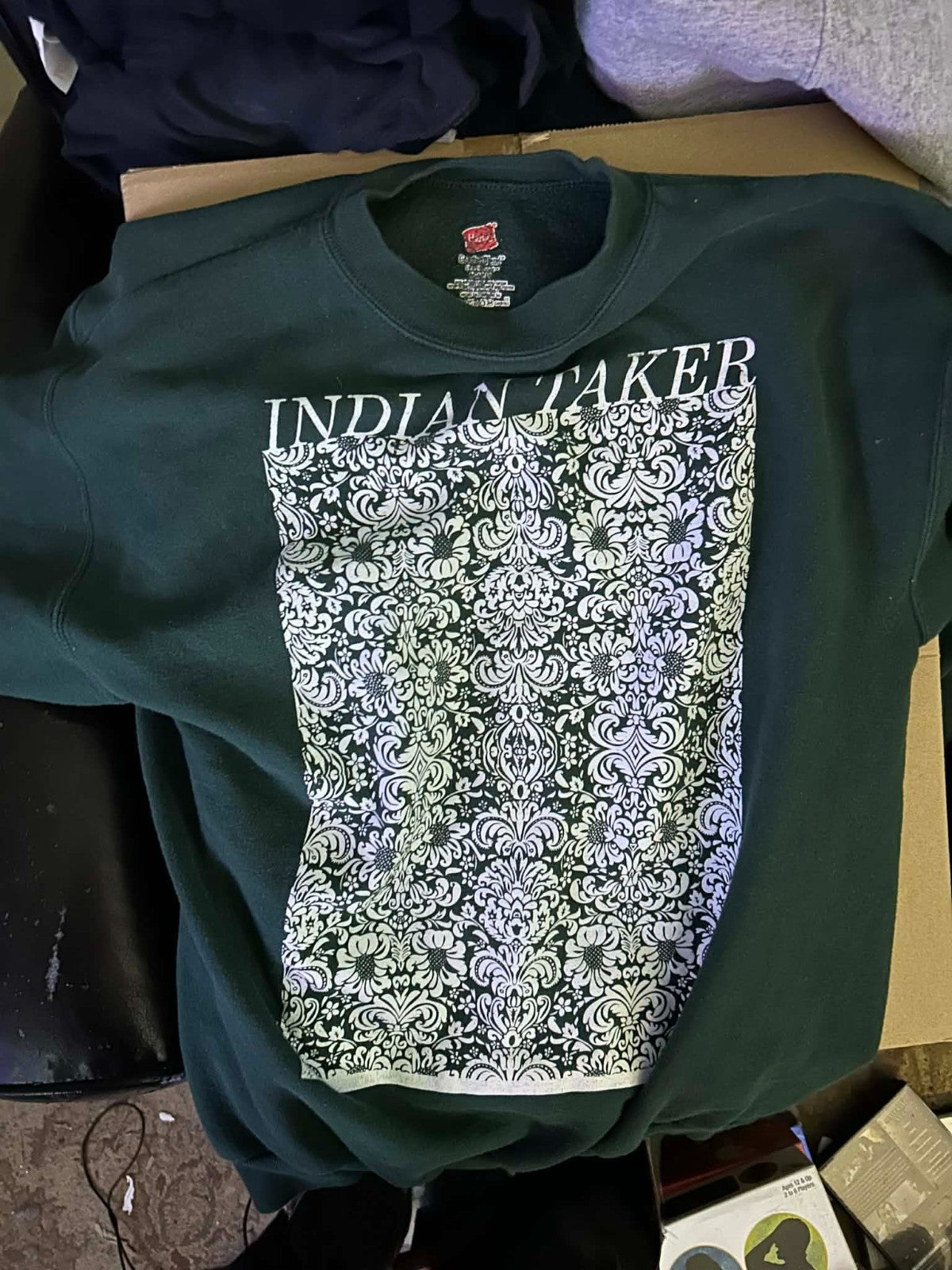 Indian Taker Band Sweatshirt Rundhals Medium Emo Screamo Skramz Post Hardcore