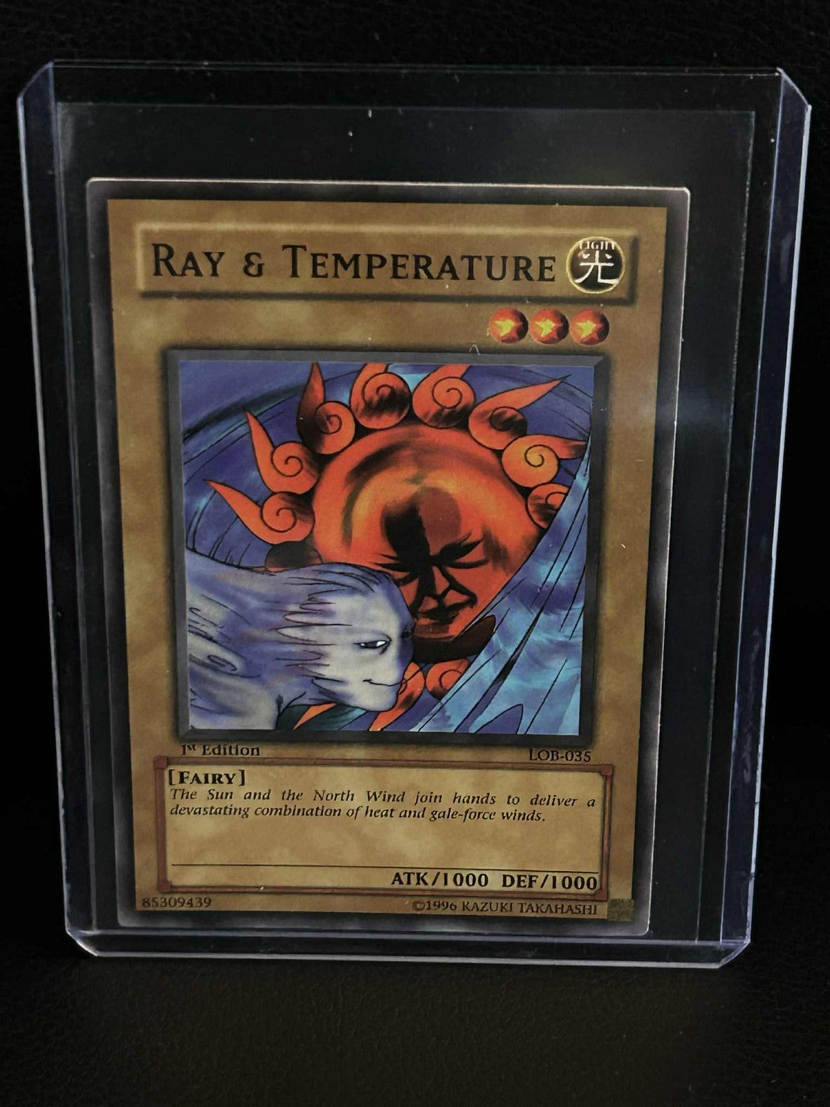 Ray & Temperature - LOB-035 - Common - 1st Edition Legend of Blue Eyes White Dra