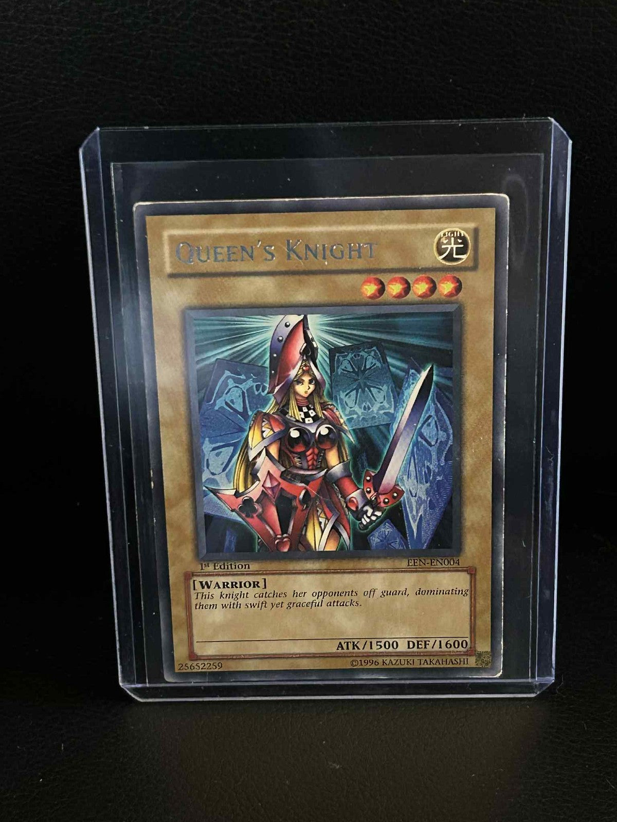 Queen's Knight - EEN-EN004 - Rare - 1st Edition Elemental Energy Yu-Gi-Oh!