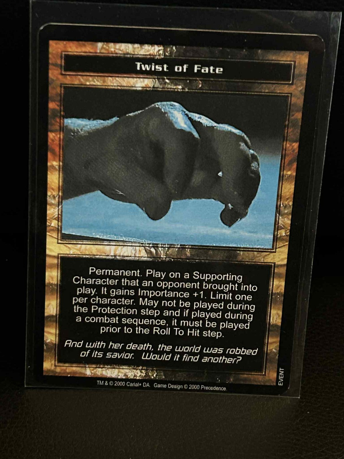 Twist of Fate Base Set Terminator Light Play
