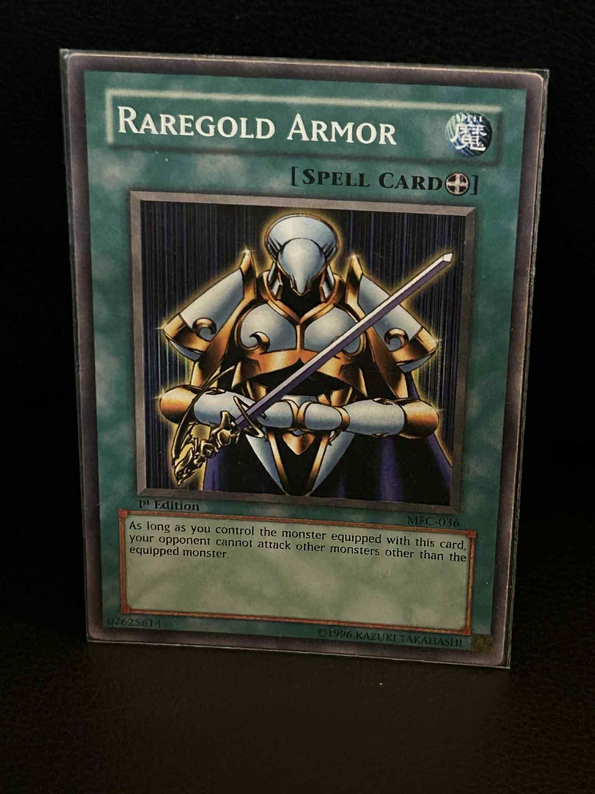 Raregold Armor - MFC-036 - Common - 1st Edition Magician's Force Yu-Gi-Oh! Moder