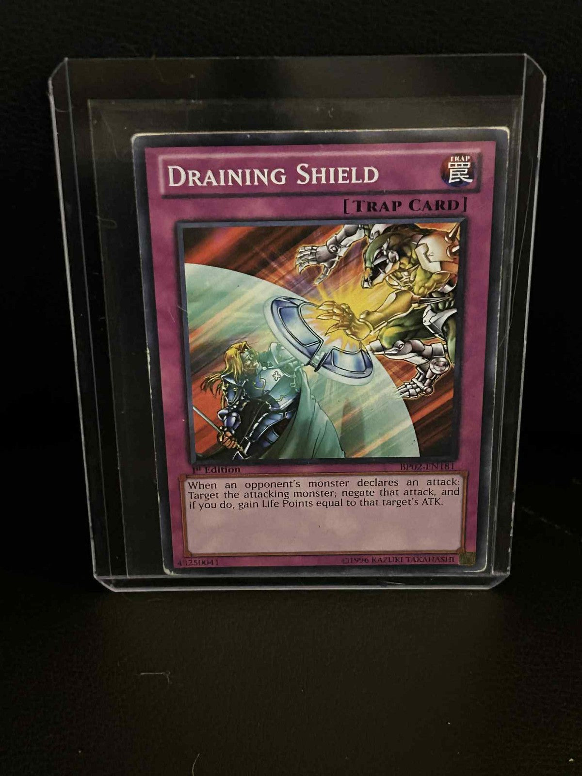Draining Shield - BP02-EN181 - Common - 1st Edition Battle Pack 2: War of the Gi
