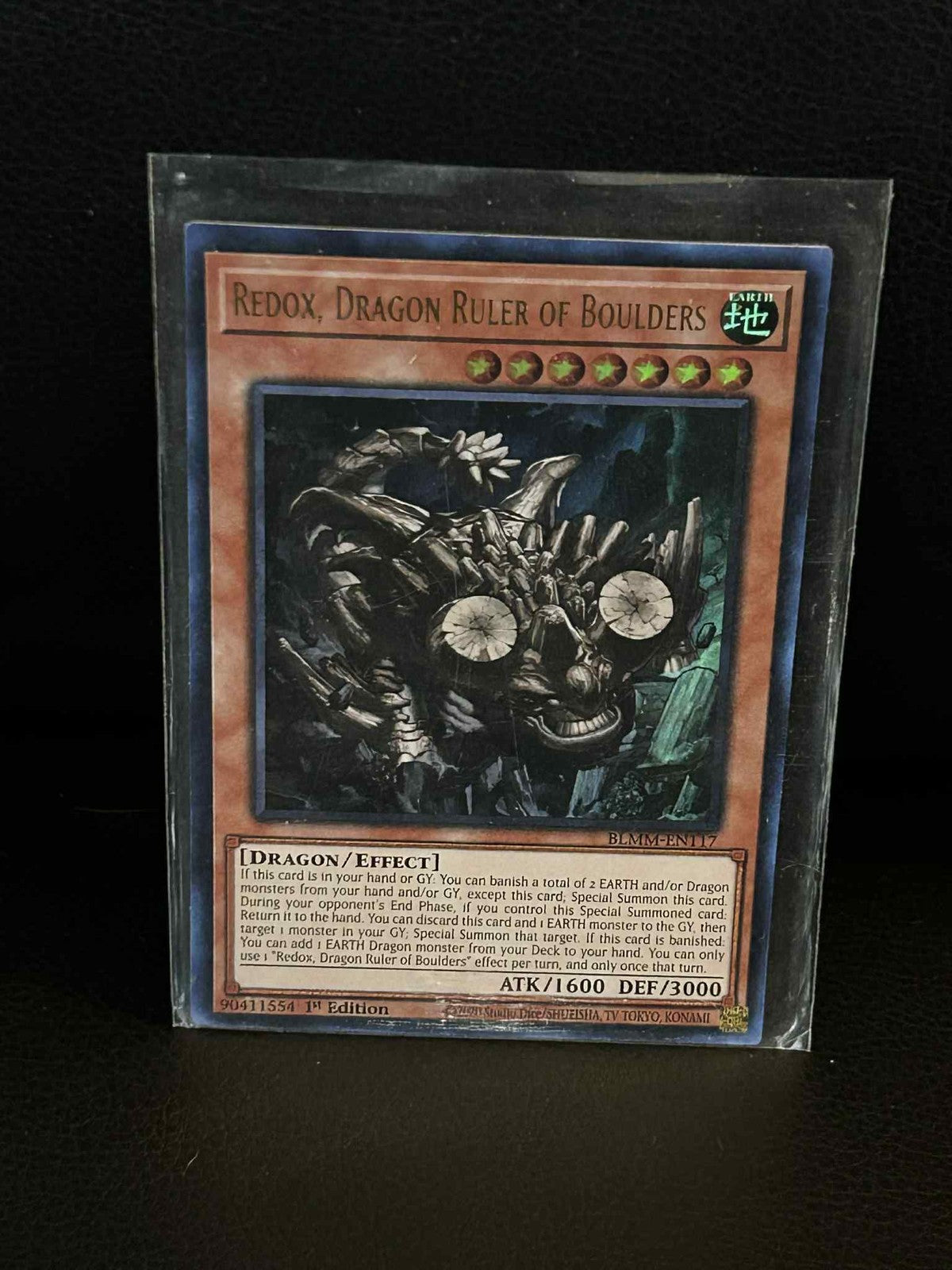 Redox, Dragon Ruler of Boulders - BLMM-EN117 - Ultra Rare - 1st Edition Battles