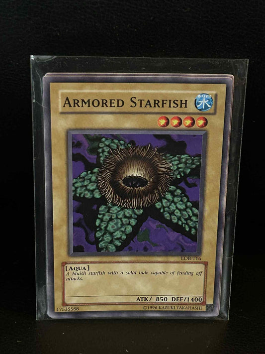 Armored Starfish - LOB-116 - Common - Unlimited Edition Legend of Blue Eyes Whit