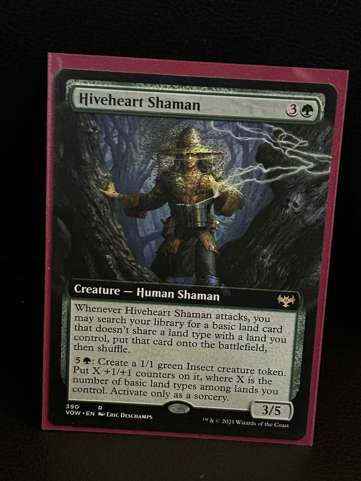 Hiveheart Shaman - Extended Art Innistrad: Crimson Vow Magic: The Gathering Ligh