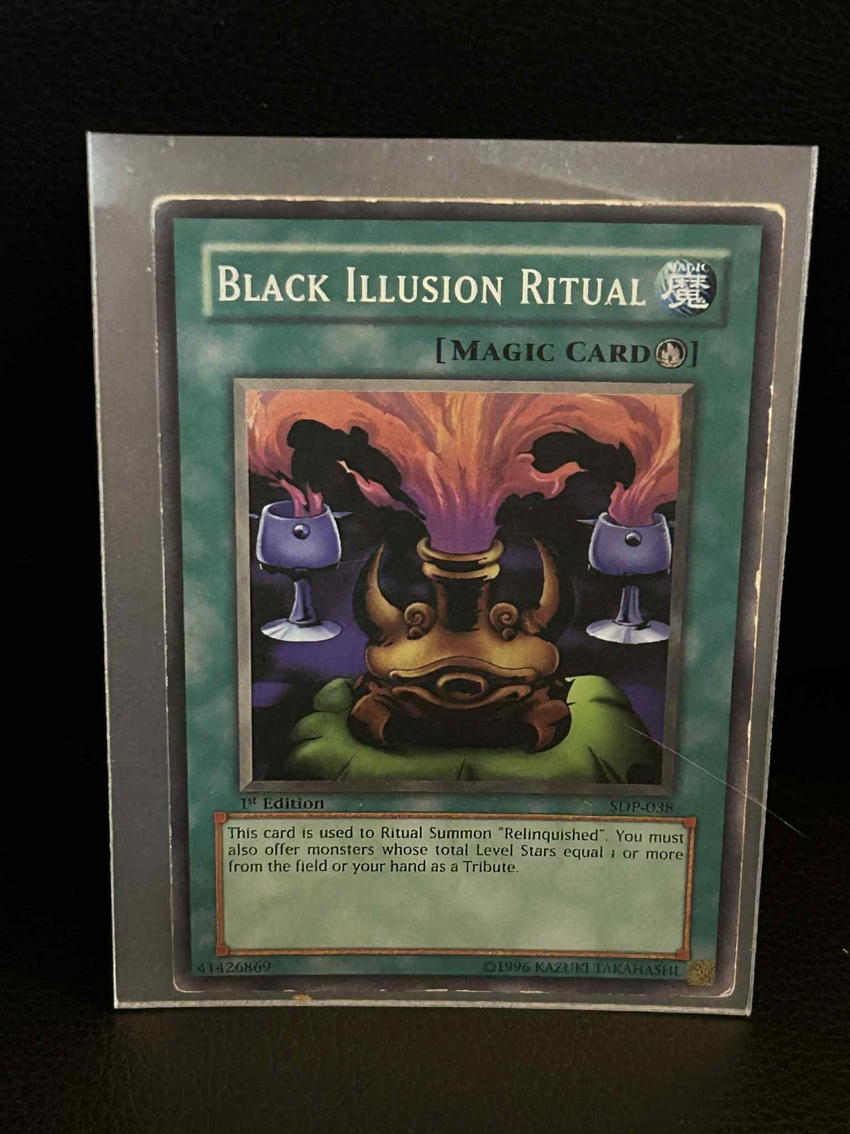 Black Illusion Ritual - SDP-038 - Common - 1st Edition Starter Deck: Pegasus Yu-