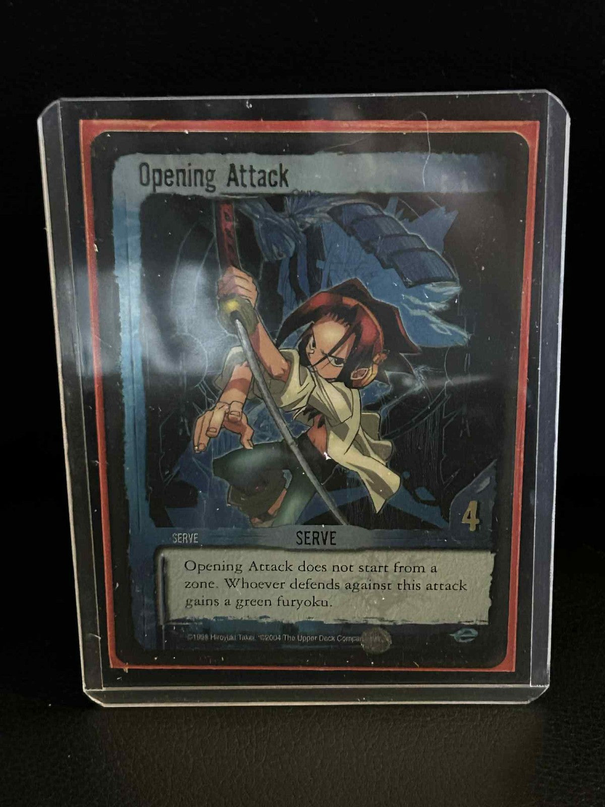 Opening Attack - Folien-Reinkarnation Shaman King Leicht bespielte Sammelkarte