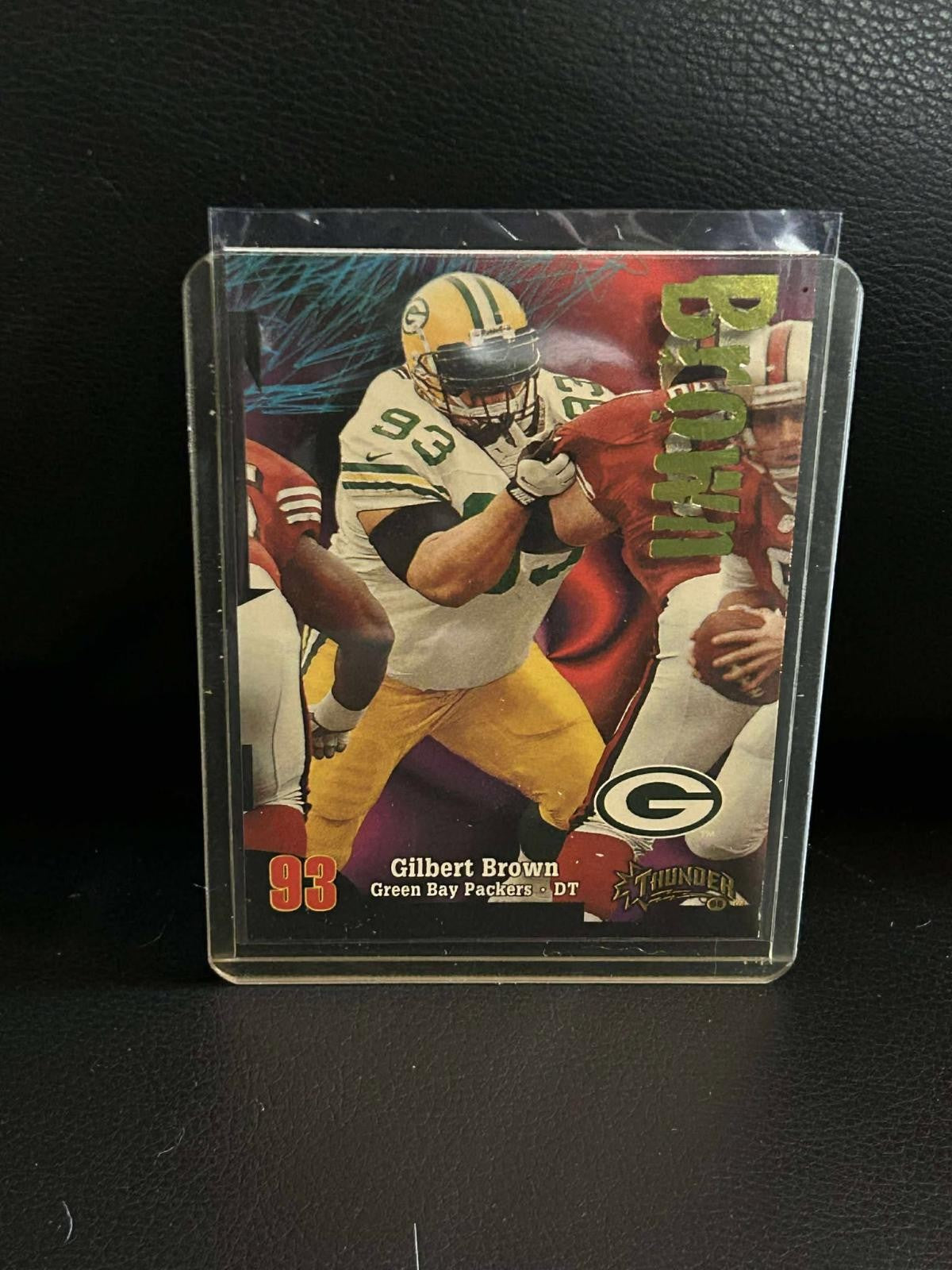 Gilbert Brown #194 | 1998 Skybox Thunder 1998 Skybox Thunder Football Lightly Pl Trading Card