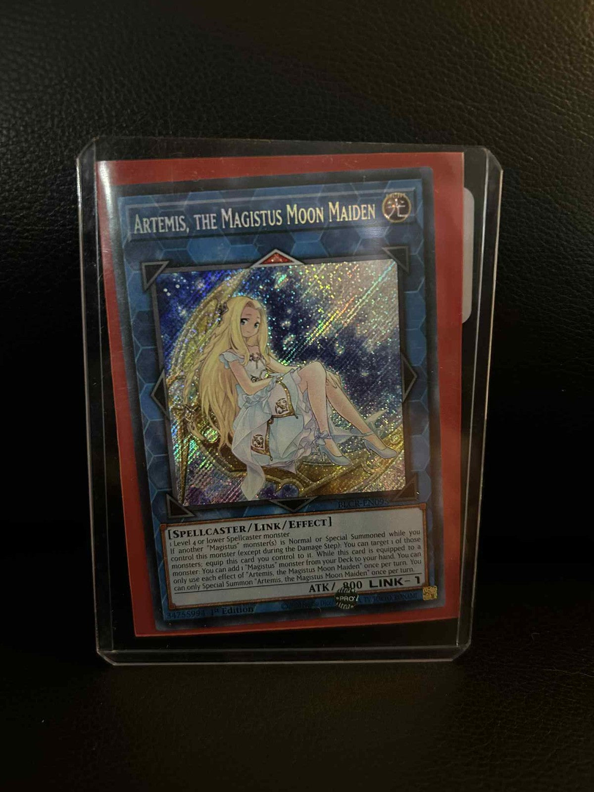 Artemis, the Magistus Moon Maiden - BLCR-EN095 - Secret Rare - 1st Edition Battl