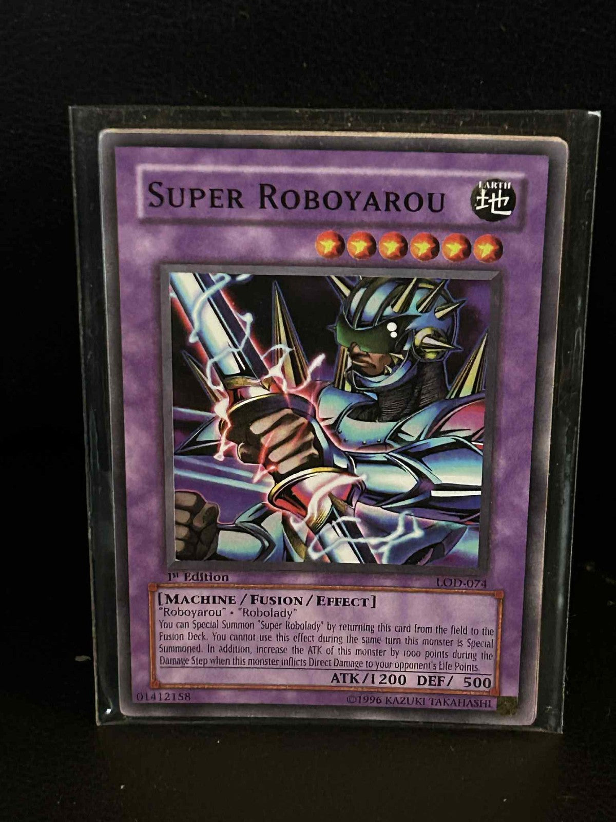 Super Roboyarou - LOD-074 - Common - 1st Edition Legacy of Darkness Yu-Gi-Oh! Mo