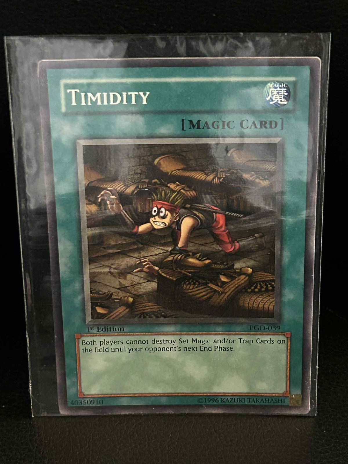 Timidity - PGD-039 - Common - 1st Edition Pharaonic Guardian Yu-Gi-Oh! Moderatel