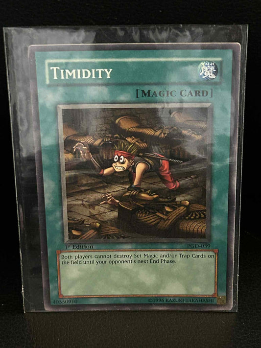 Timidity - PGD-039 - Common - 1st Edition Pharaonic Guardian Yu-Gi-Oh! Moderatel