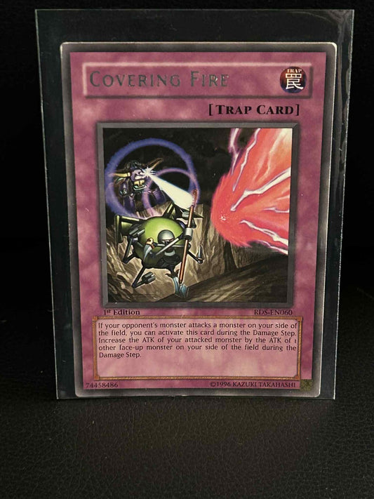 Covering Fire - RDS-EN060 - Rare - 1st Edition Rise of Destiny Yu-Gi-Oh! Moderat