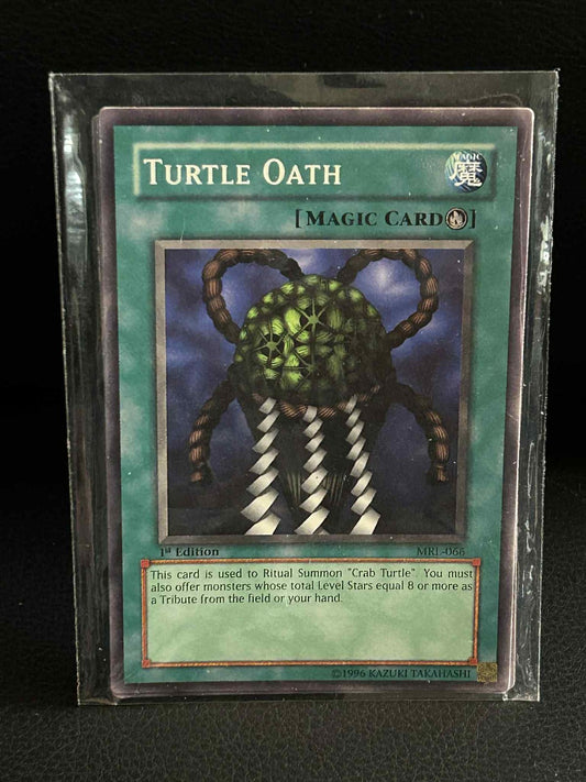 Turtle Oath - MRL-066 - Common - 1st Edition Magic Ruler Yu-Gi-Oh! Moderately Pl