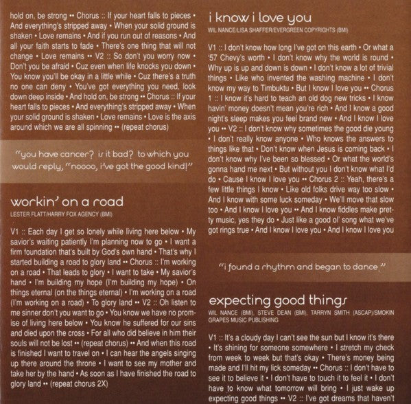 Jeff & Sheri Easter - Expecting Good Things (CD) (Neuwertig (M))