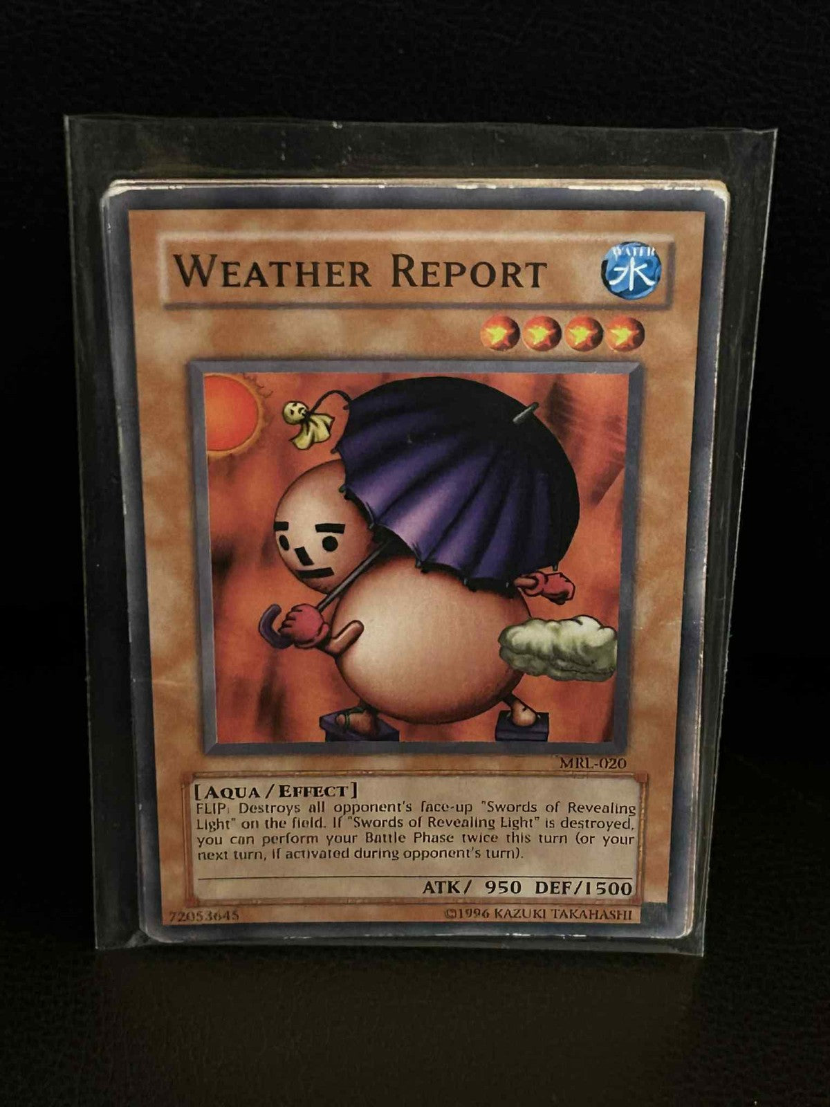 Weather Report - MRL-020 - Common - Unlimited Edition Magic Ruler Yu-Gi-Oh! Mode