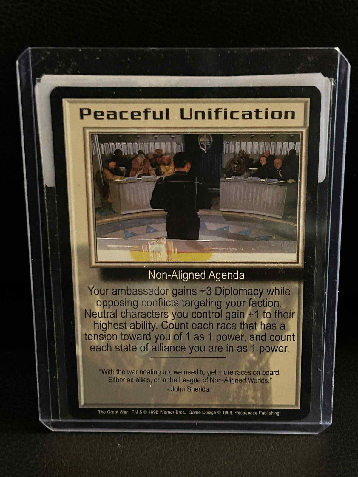 Peaceful Unification The Great War Babylon 5 Light Play