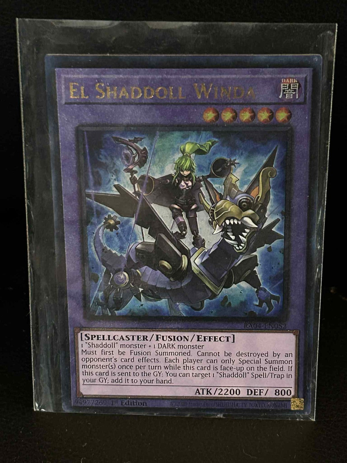 El Shaddoll Winda - RA04-EN052 - Prismatic Ultimate Rare - 1st Edition Quarter C