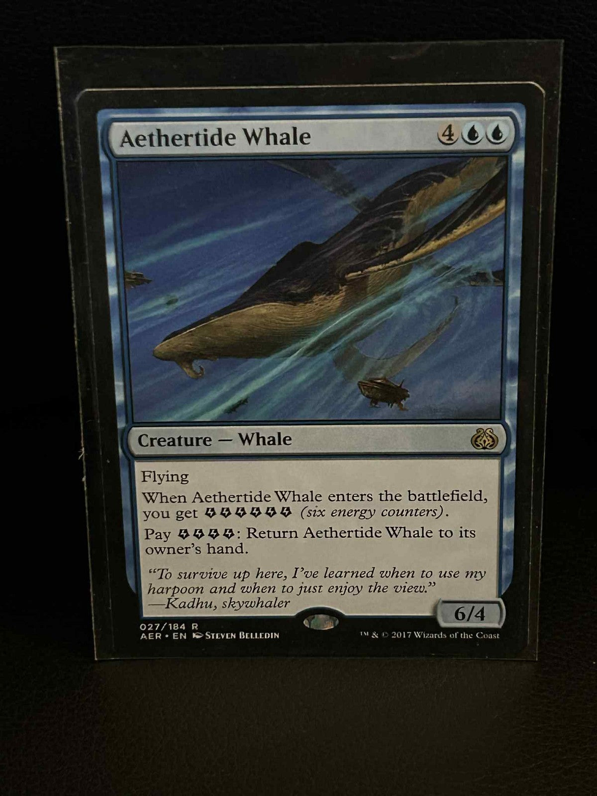 Aethertide Whale Aether Revolt Magic: the Gathering Lightly Played, English
