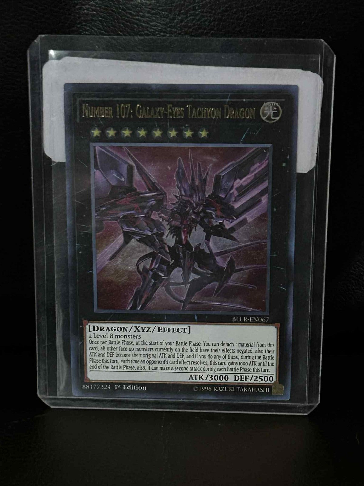 Number 107: Galaxy-Eyes Tachyon Dragon - BLLR-EN067 - Ultra Rare - 1st Edition B