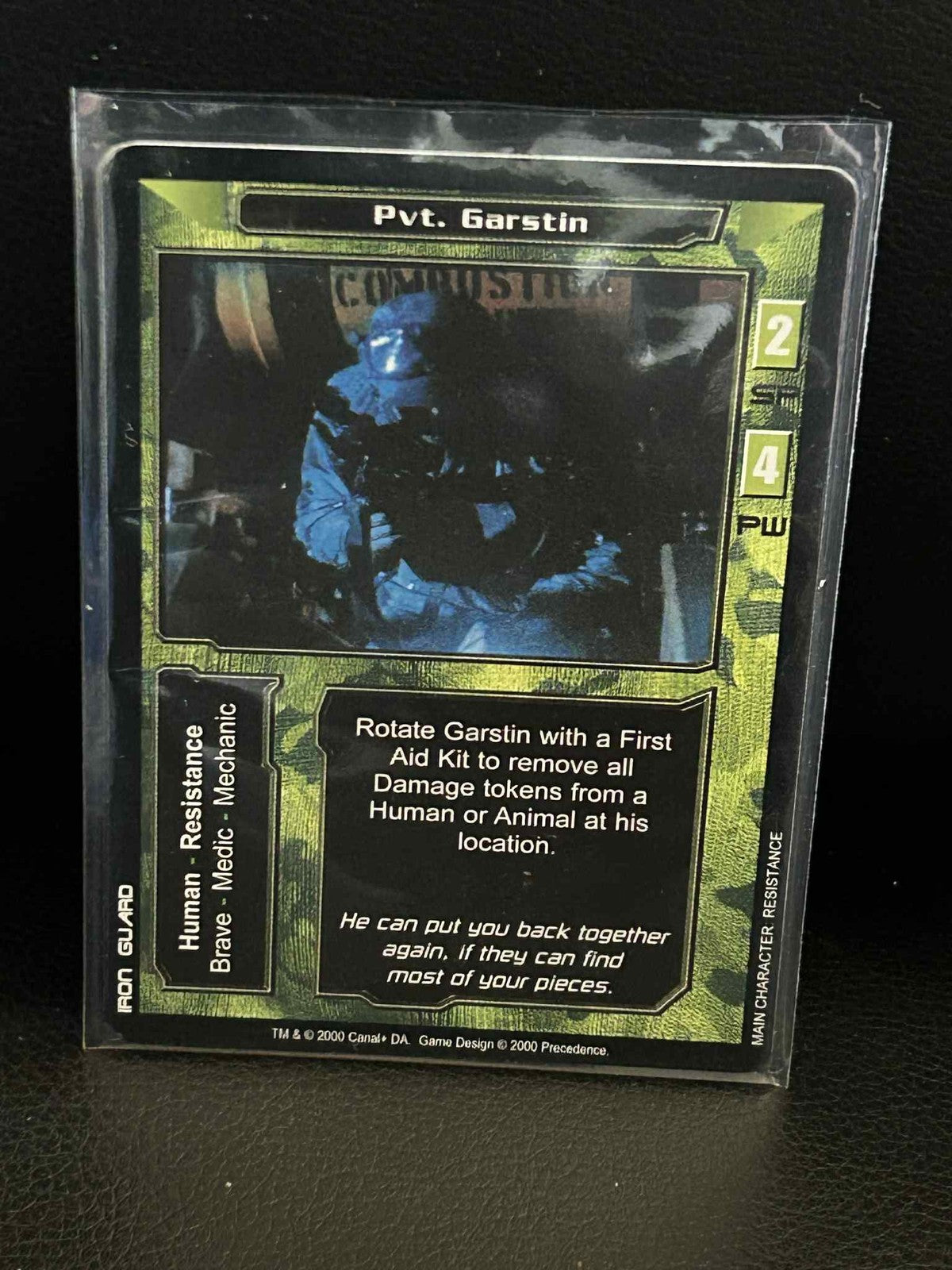 Pvt. Garstin Base Set Terminator Light Play