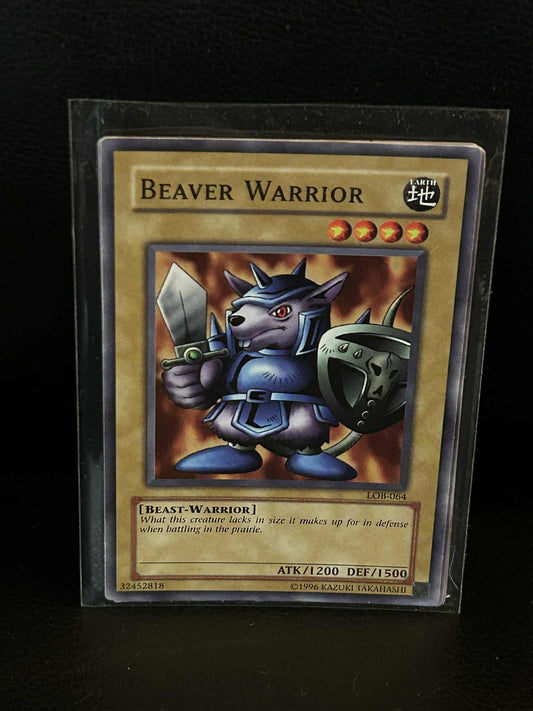 Beaver Warrior - LOB-064 - Common - Unlimited Edition Legend of Blue Eyes White