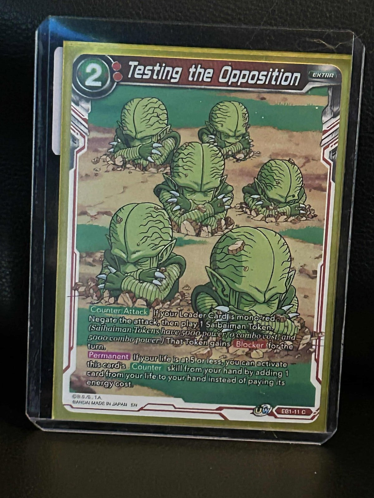 Testing the Opposition - EB1-11 - C - Foil Battle Evolution Booster Dragon Ball