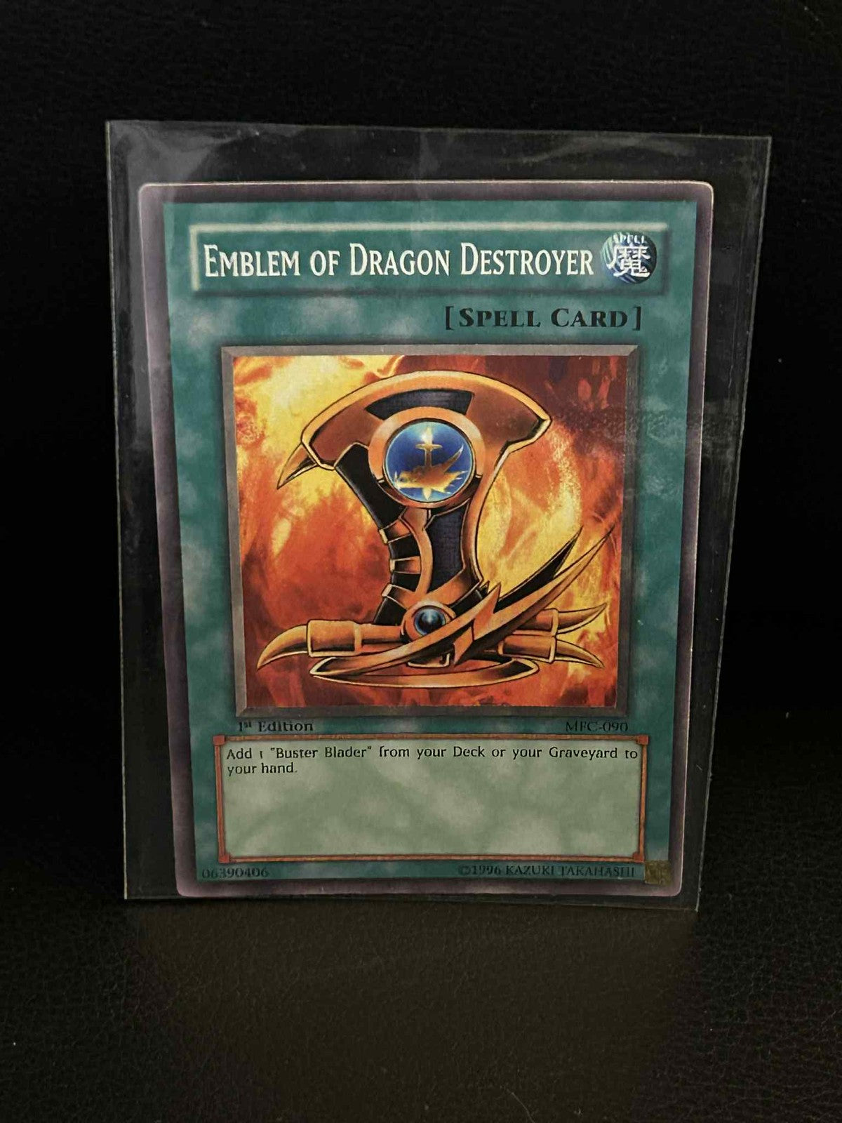 Emblem of Dragon Destroyer - MFC-090 - Common - 1st Edition Magician's Force Yu-