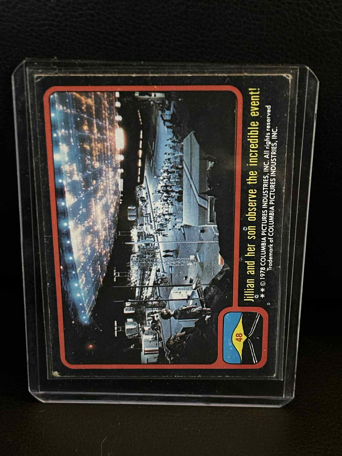 Jilian and Her Son Observe the Incredible Event! #48 1978 Topps Close Encounters Trading Card