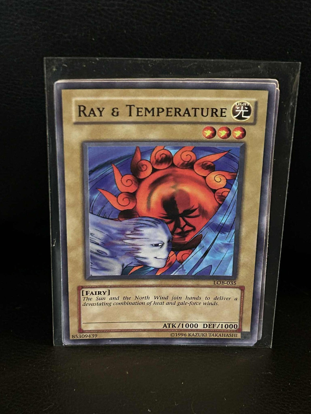 Ray & Temperature - LOB-035 - Common - Unlimited Edition Legend of Blue Eyes Whi