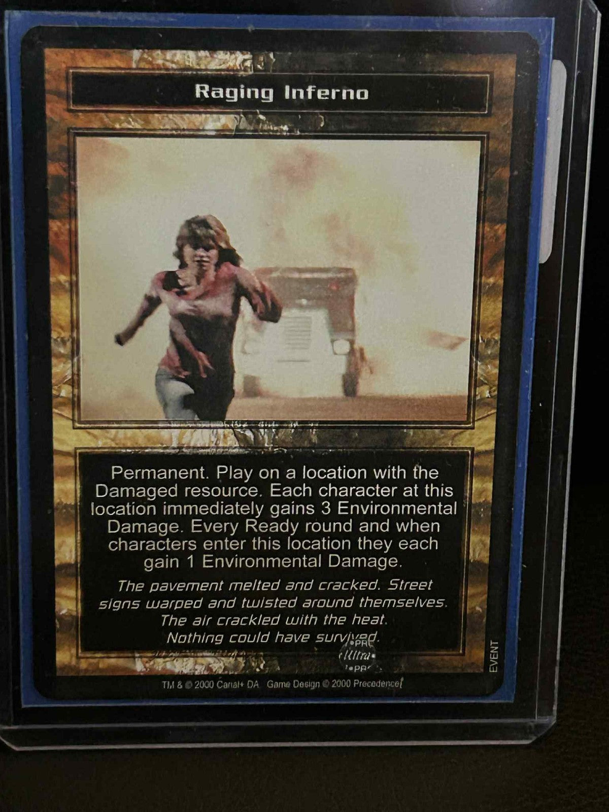Raging Inferno Base Set Terminator Light Play
