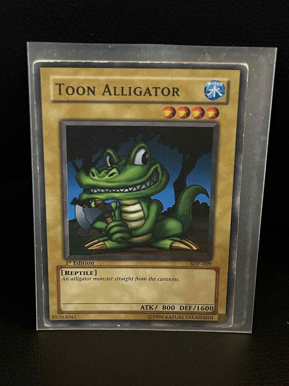 Toon Alligator - SDP-009 - Common - 1st Edition Starter Deck: Pegasus Yu-Gi-Oh!