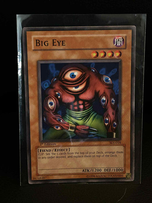 Big Eye - SDJ-018 - Common - 1st Edition Starter Deck: Joey Yu-Gi-Oh! Moderately