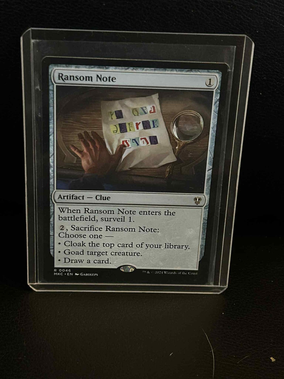 Ransom Note (0046) Commander: Murders at Karlov Manor Magic: The Gathering