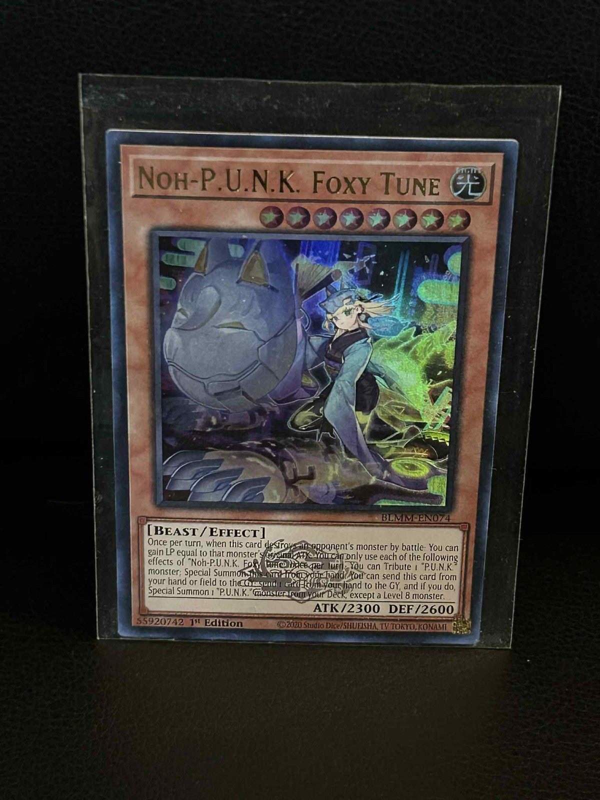 Noh-P.U.N.K. Foxy Tune - BLMM-EN074 - Ultra Rare - 1st Edition Battles of Legend