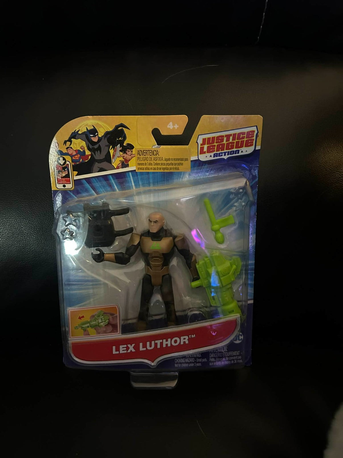 DC Justice League Action Lex Luthor 4.5" Action Figure 2017 Mattel On Card