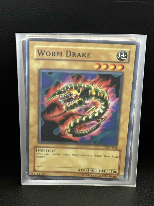 Worm Drake - LON-004 - Common - Unlimited Edition Labyrinth of Nightmare Yu-Gi-O
