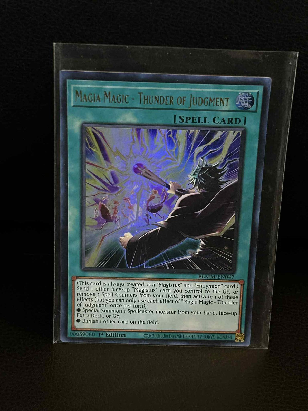 Magia Magic - Thunder of Judgment - BLMM-EN047 - Ultra Rare - 1st Edition Battle